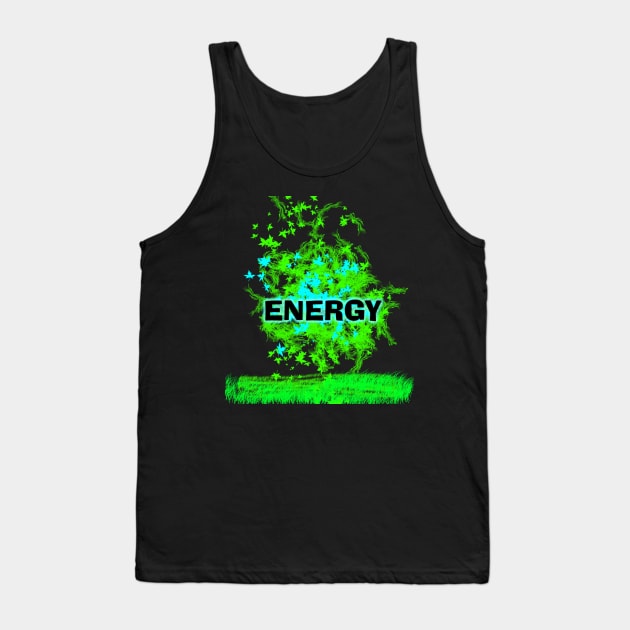 Energy version Green Tank Top by Philippians413